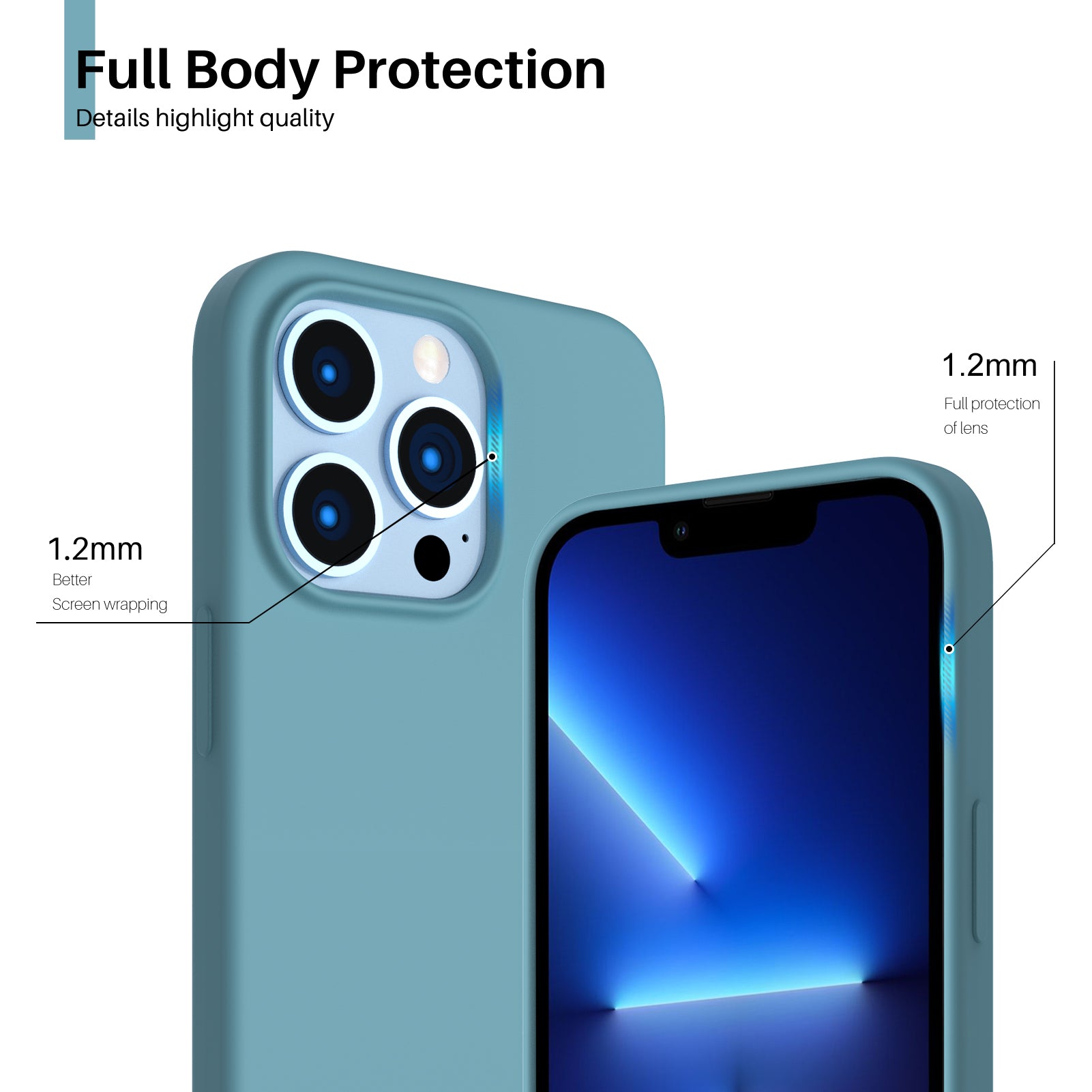 Liquid Silicone Case for iPhone 13 Series