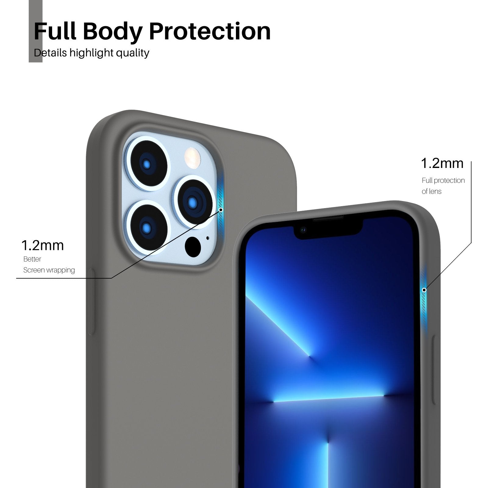 Liquid Silicone Case for iPhone 13 Series