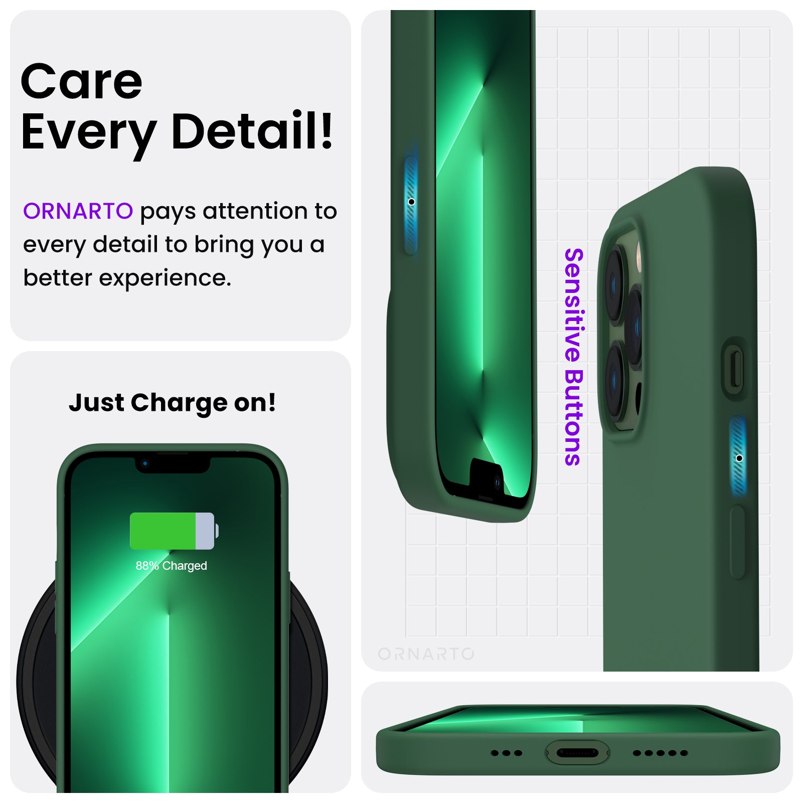 Liquid Silicone Case for iPhone 13 Series