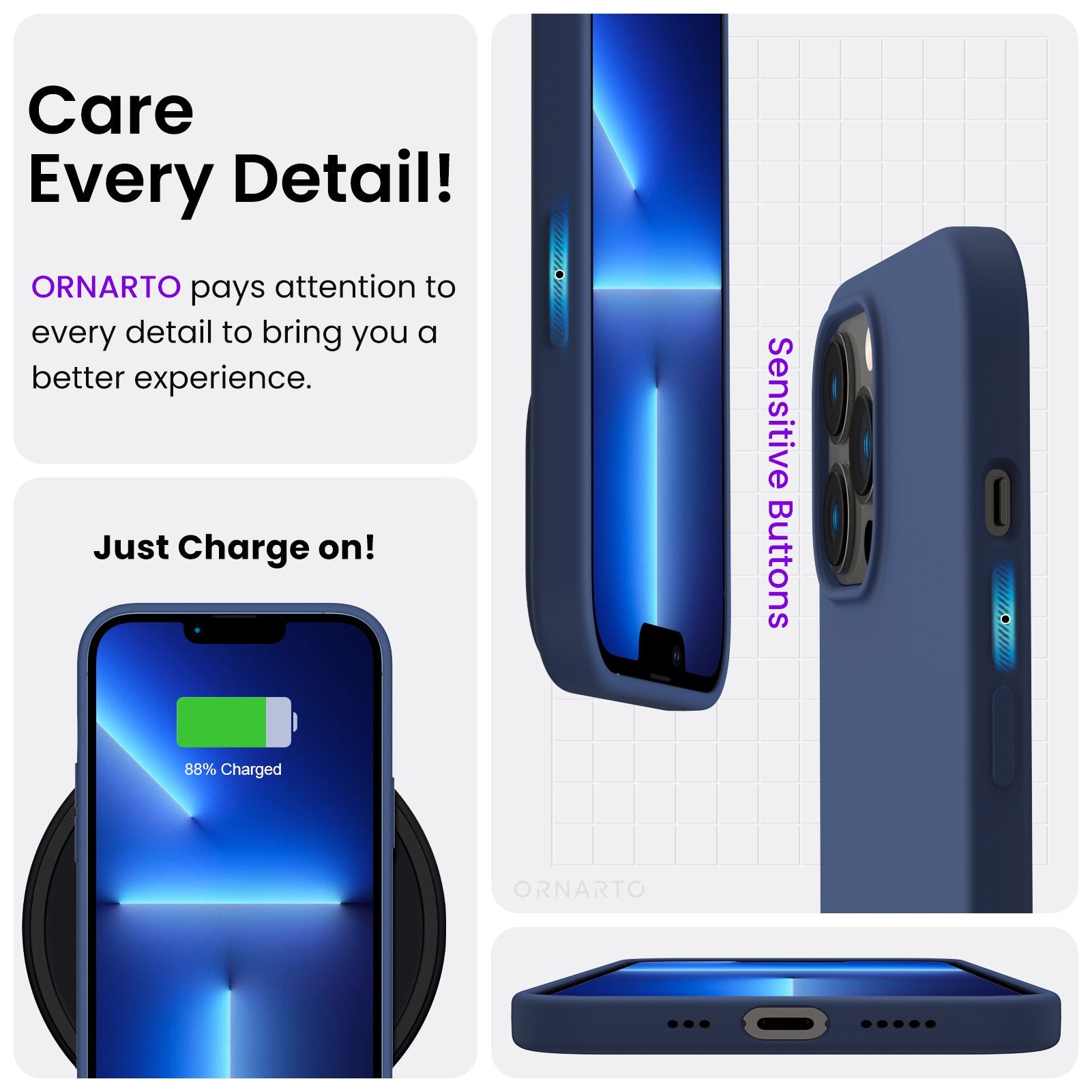 Liquid Silicone Case for iPhone 13 Series