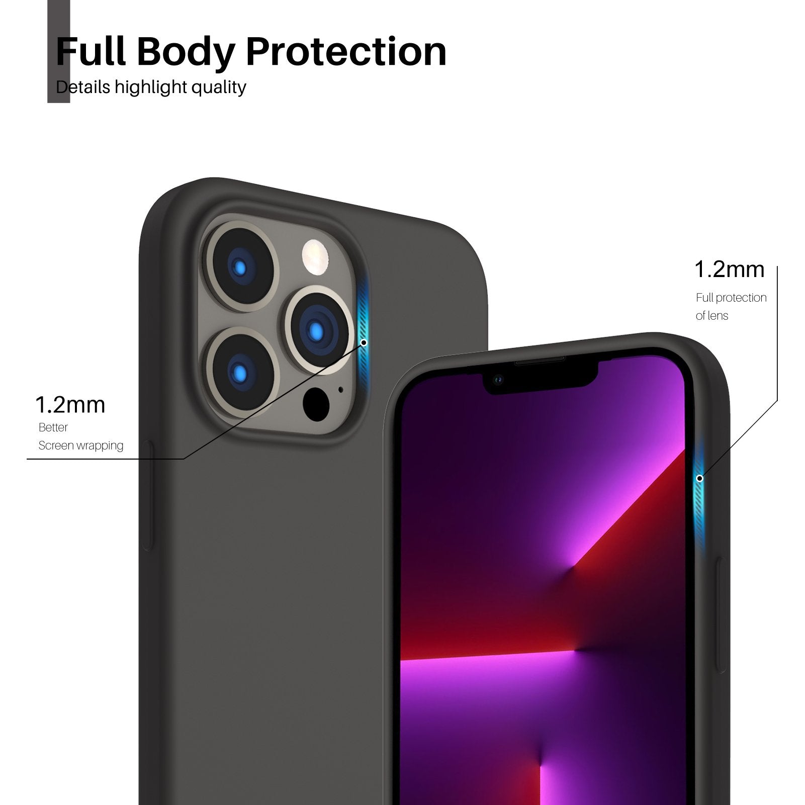 Liquid Silicone Case for iPhone 13 Series