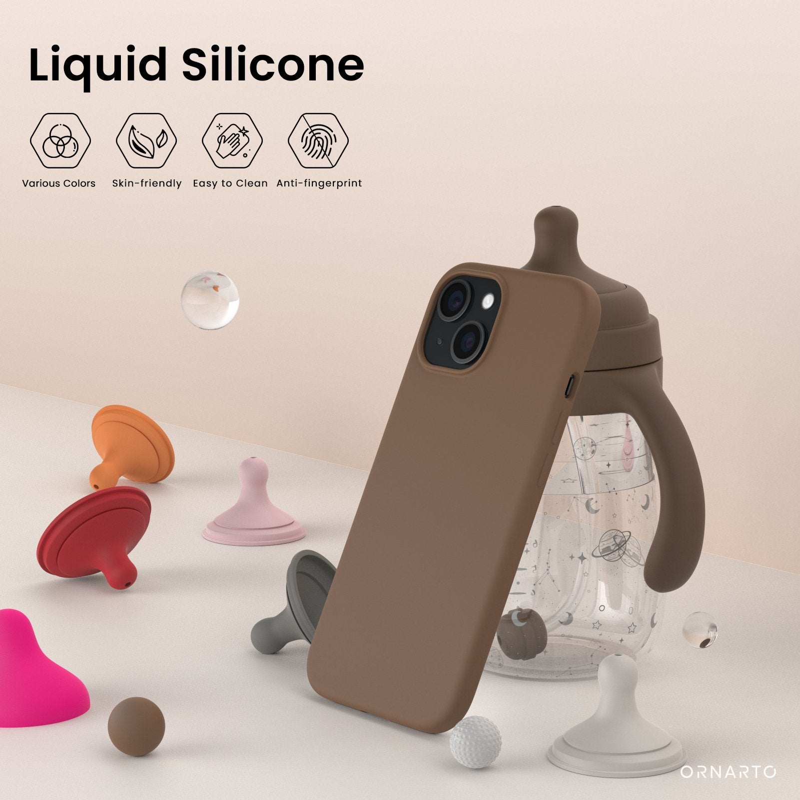 Liquid Silicone Case for iPhone 15 Series