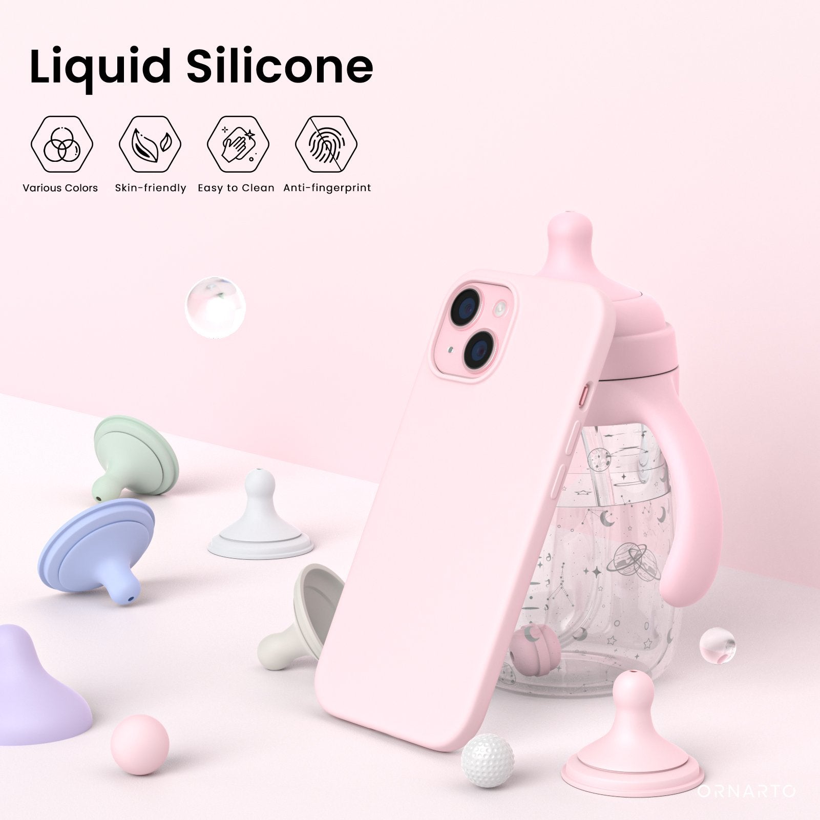 Liquid Silicone Case for iPhone 15 Series