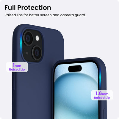 Flüssigsilikonhülle für die iPhone 15 Serie