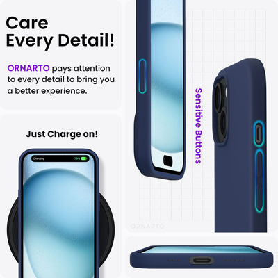 Flüssigsilikonhülle für die iPhone 15 Serie
