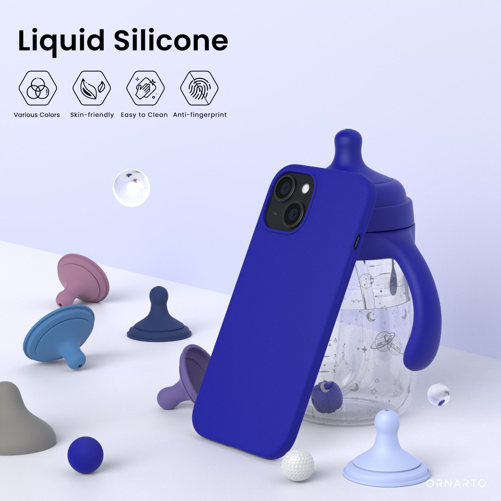 Liquid Silicone Case for iPhone 15 Series