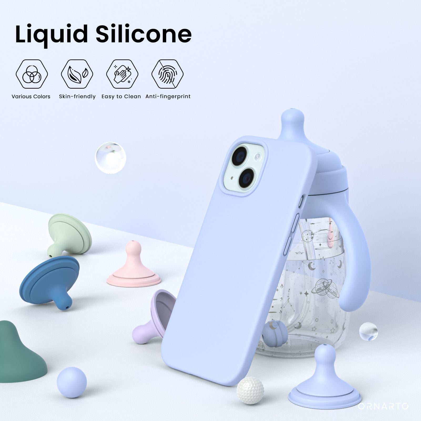 Liquid Silicone Case for iPhone 15 Series
