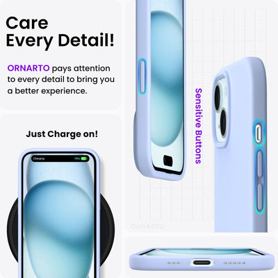 Flüssigsilikonhülle für die iPhone 15 Serie