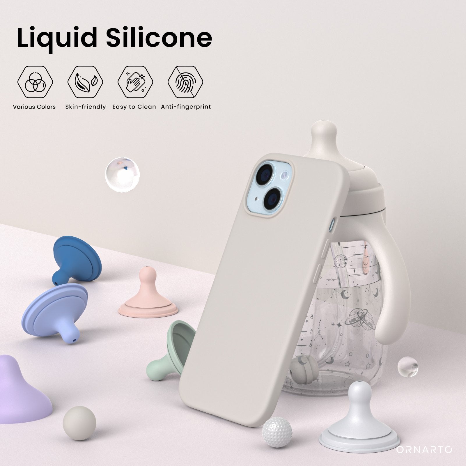Liquid Silicone Case for iPhone 15 Series