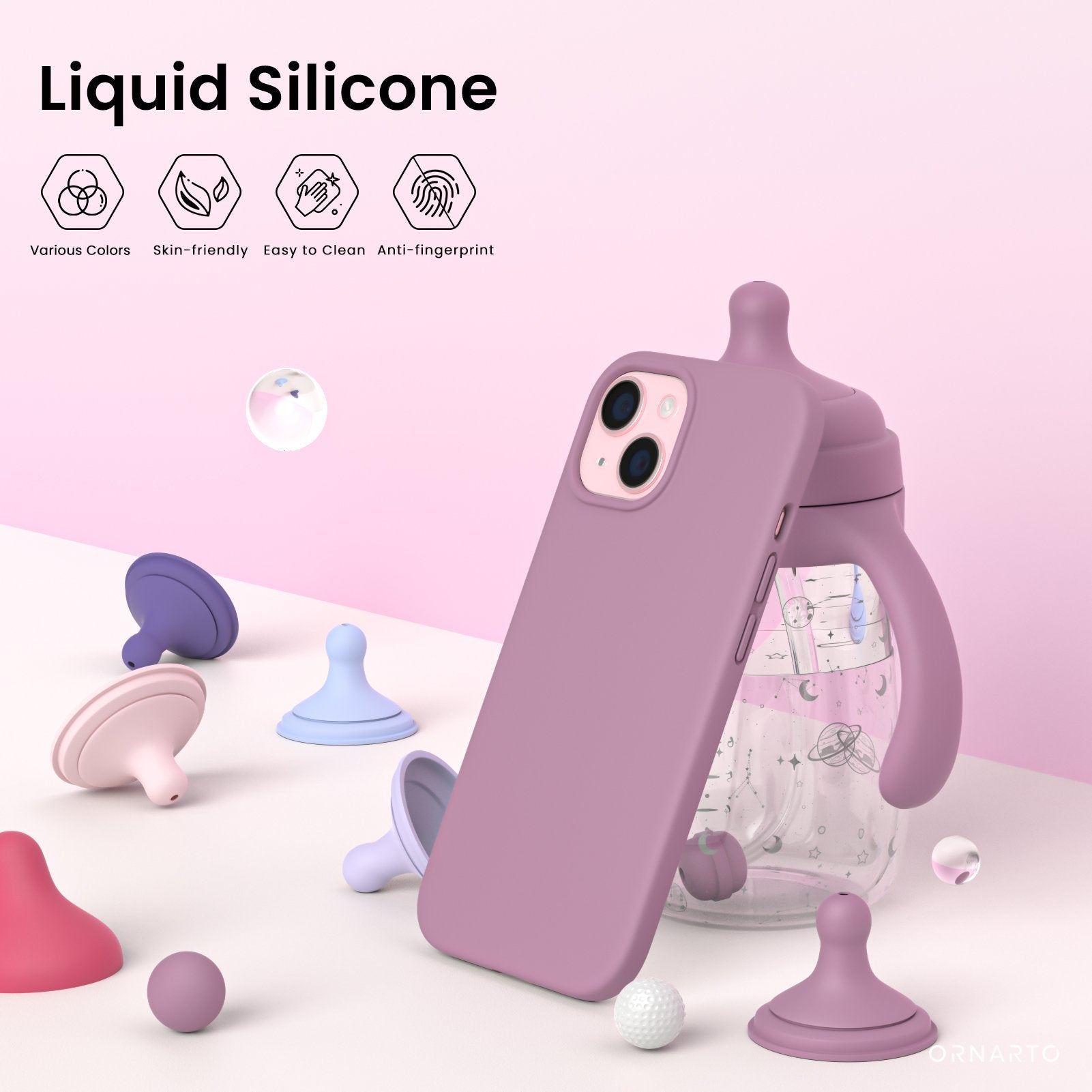 Liquid Silicone Case for iPhone 15 Series