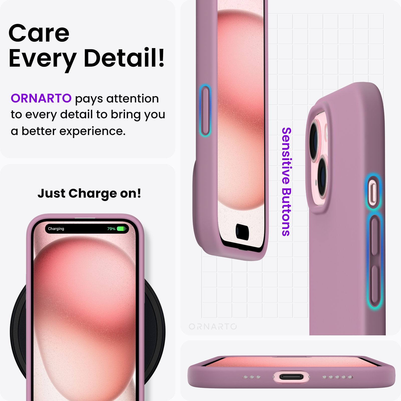 Liquid Silicone Case for iPhone 15 Series