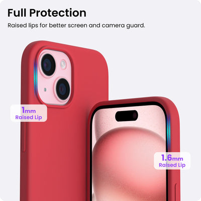 Flüssigsilikonhülle für die iPhone 15 Serie