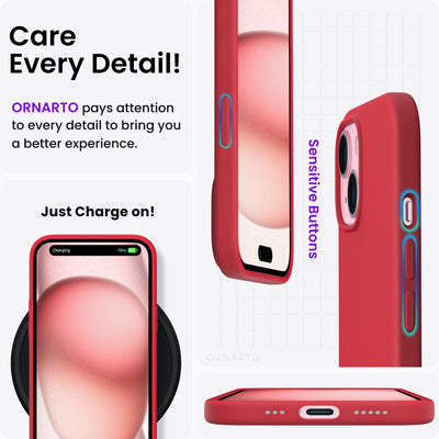 Flüssigsilikonhülle für die iPhone 15 Serie