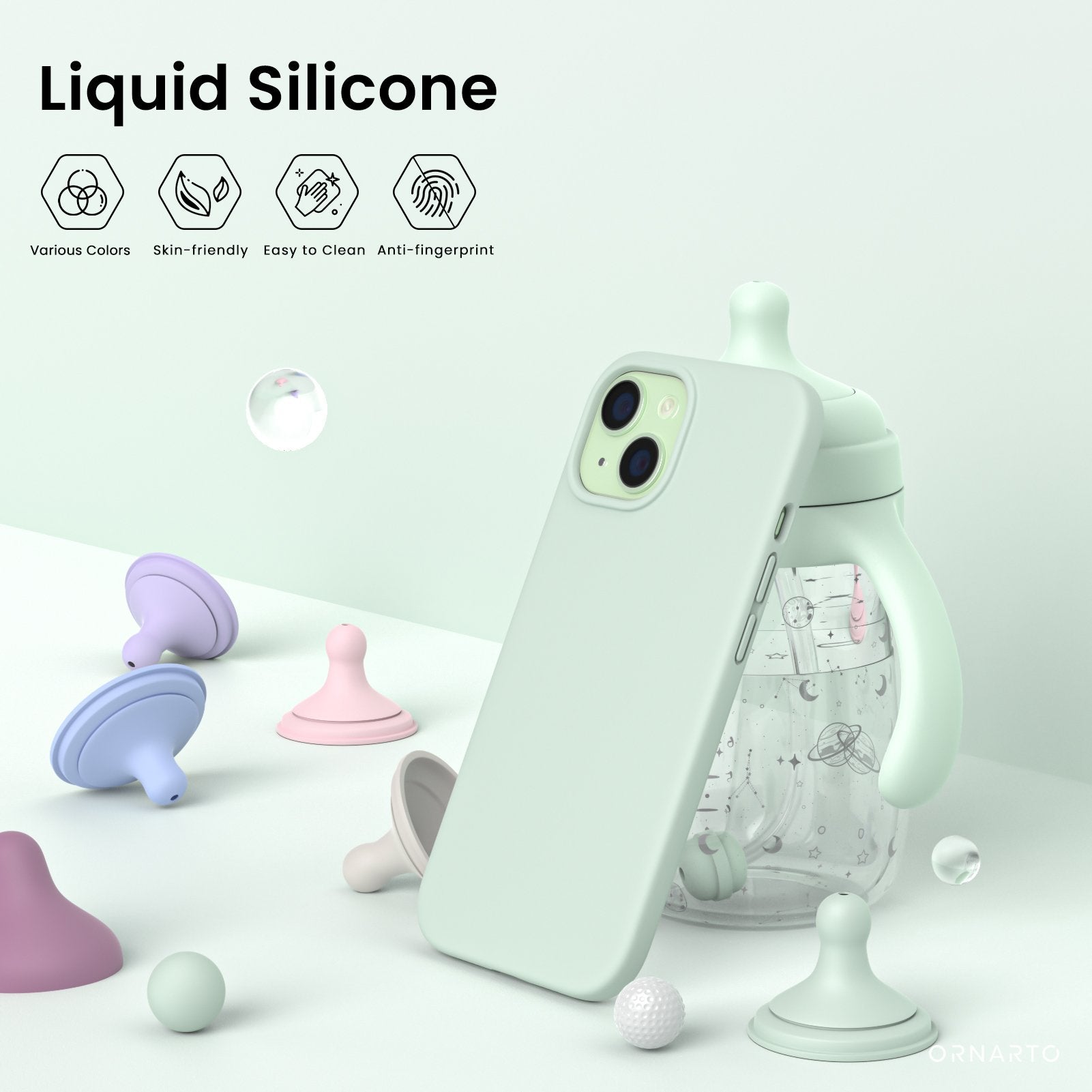 Liquid Silicone Case for iPhone 15 Series