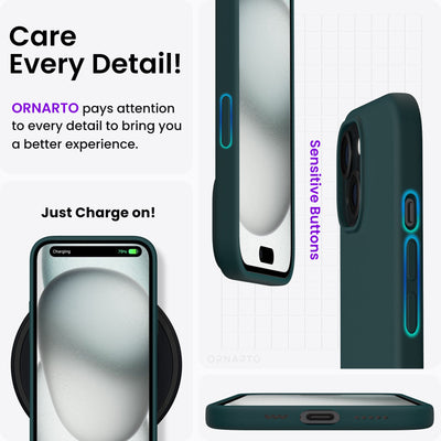 Flüssigsilikonhülle für die iPhone 15 Serie