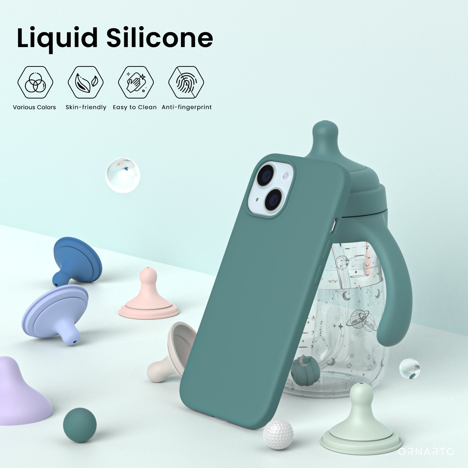 Liquid Silicone Case for iPhone 15 Series