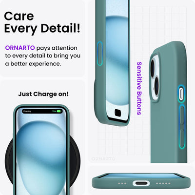 Flüssigsilikonhülle für die iPhone 15 Serie