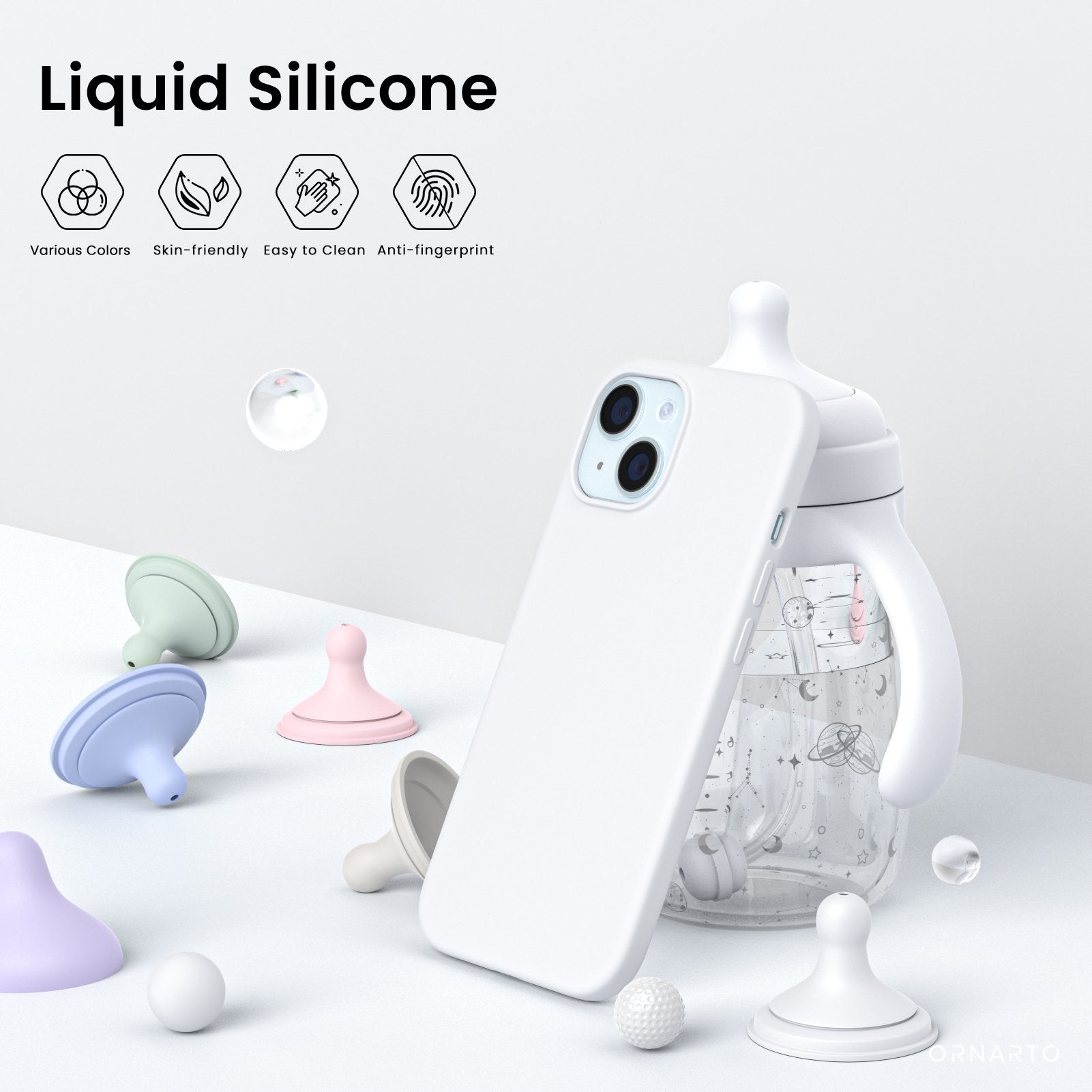 Liquid Silicone Case for iPhone 15 Series
