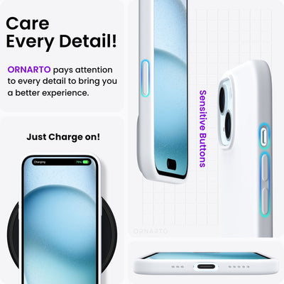 Flüssigsilikonhülle für die iPhone 15 Serie