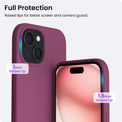 Flüssigsilikonhülle für die iPhone 15 Serie