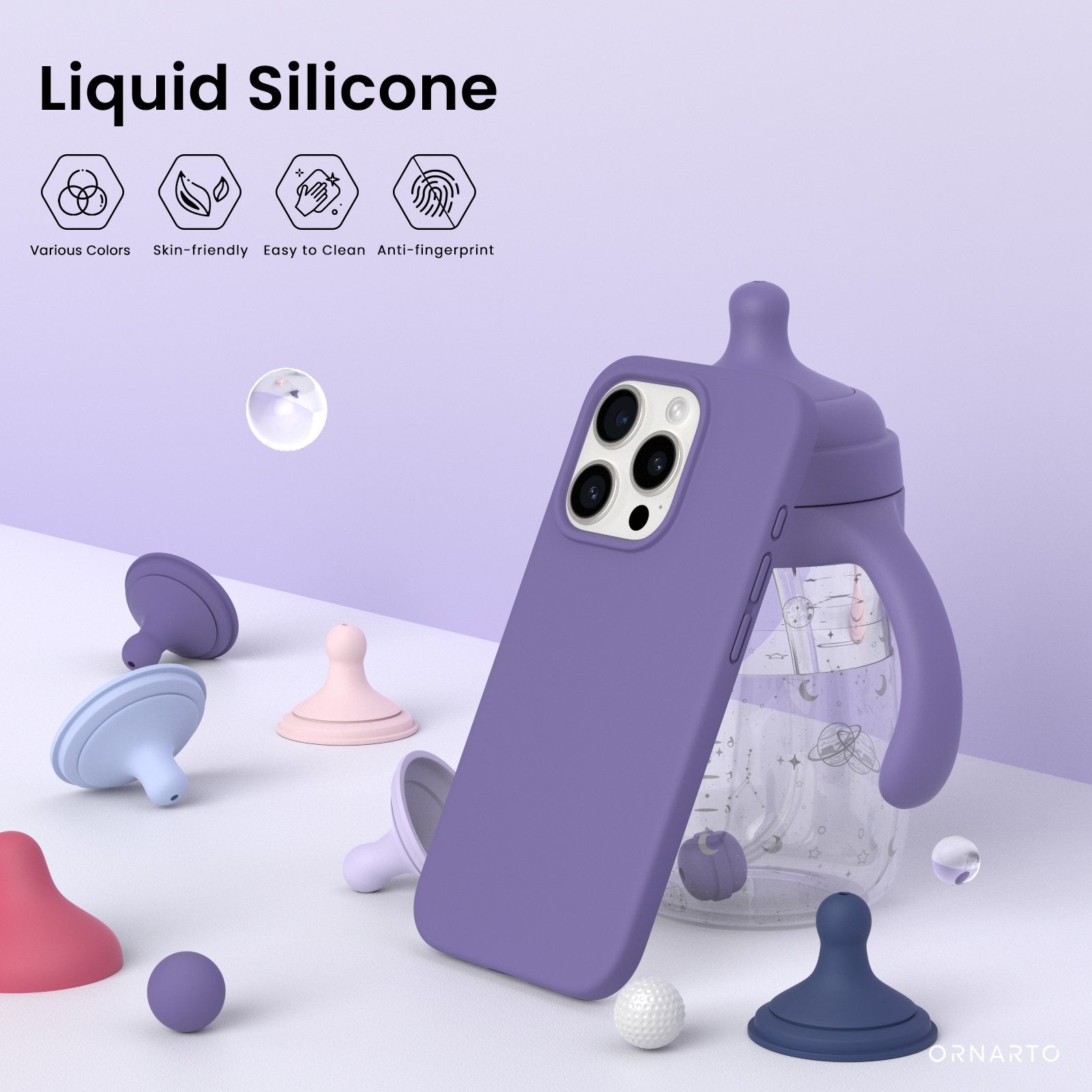 Liquid Silicone Case for iPhone 15 Series