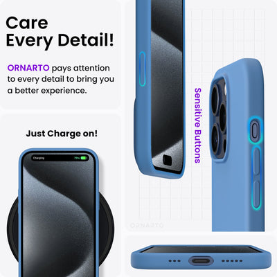Flüssigsilikonhülle für die iPhone 15 Serie
