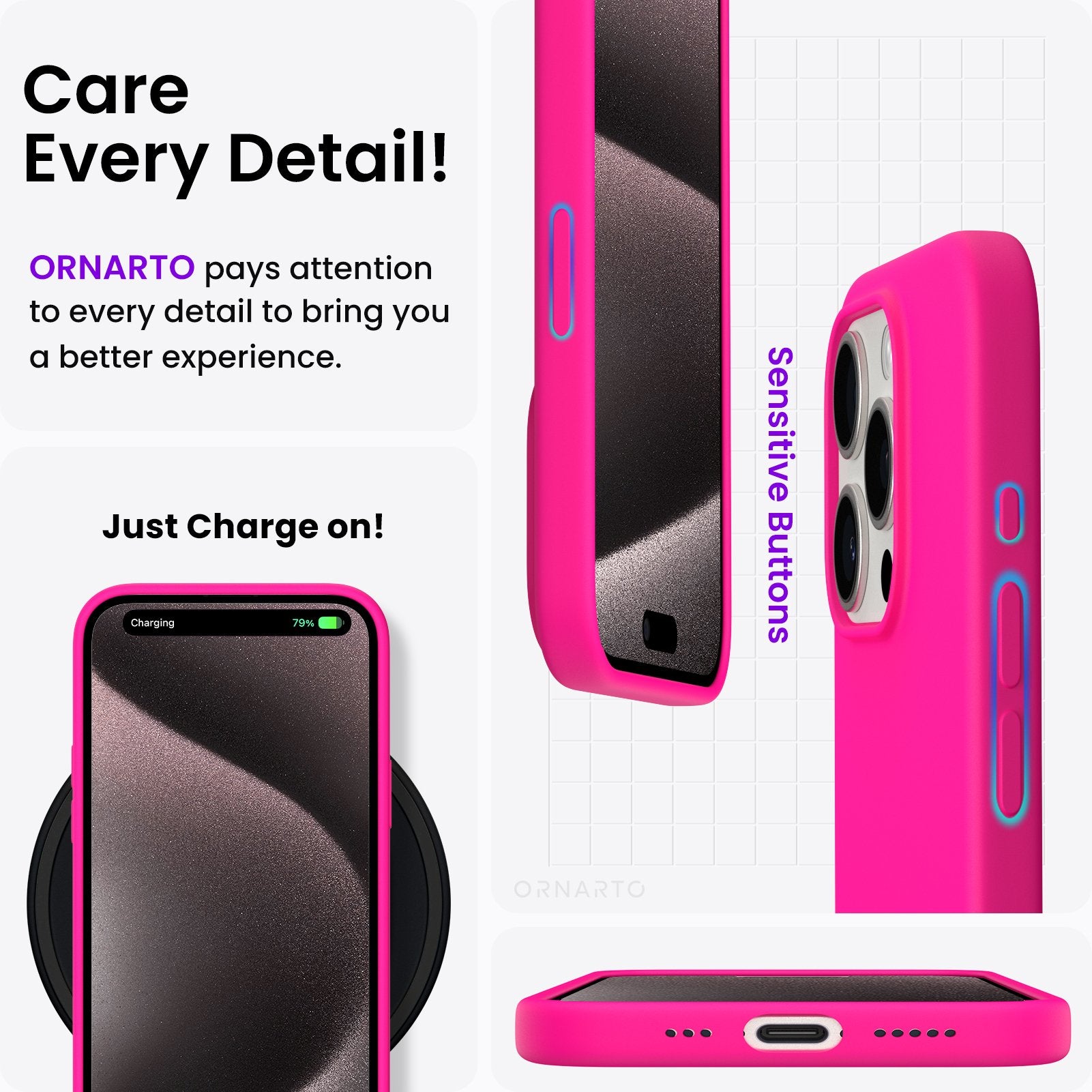 Liquid Silicone Case for iPhone 15 Series