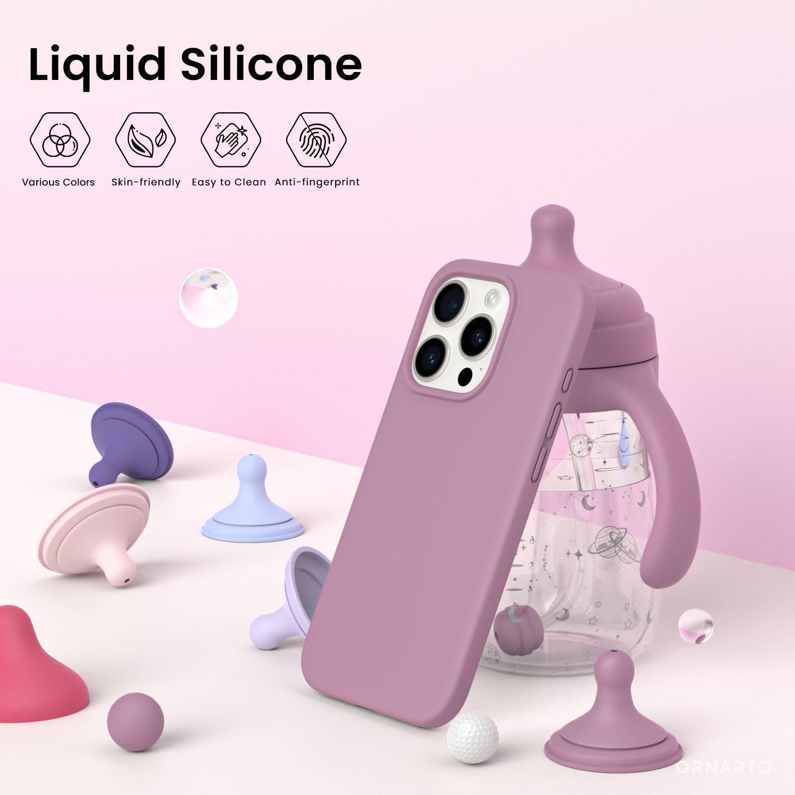 Liquid Silicone Case for iPhone 15 Series