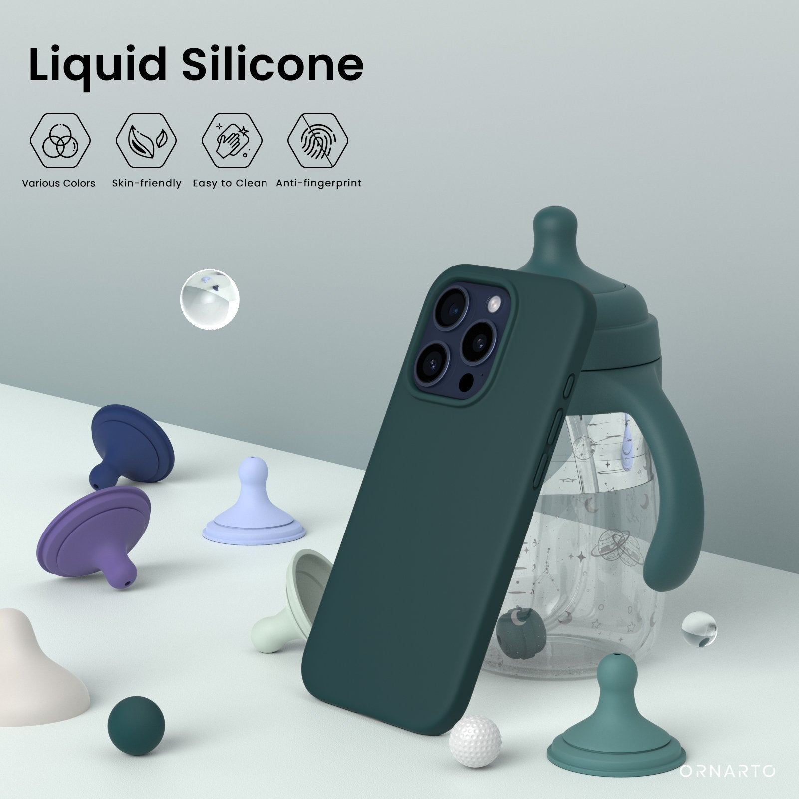 Liquid Silicone Case for iPhone 15 Series