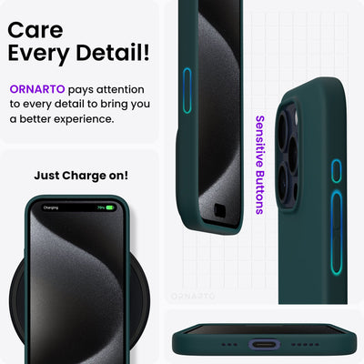 Flüssigsilikonhülle für die iPhone 15 Serie