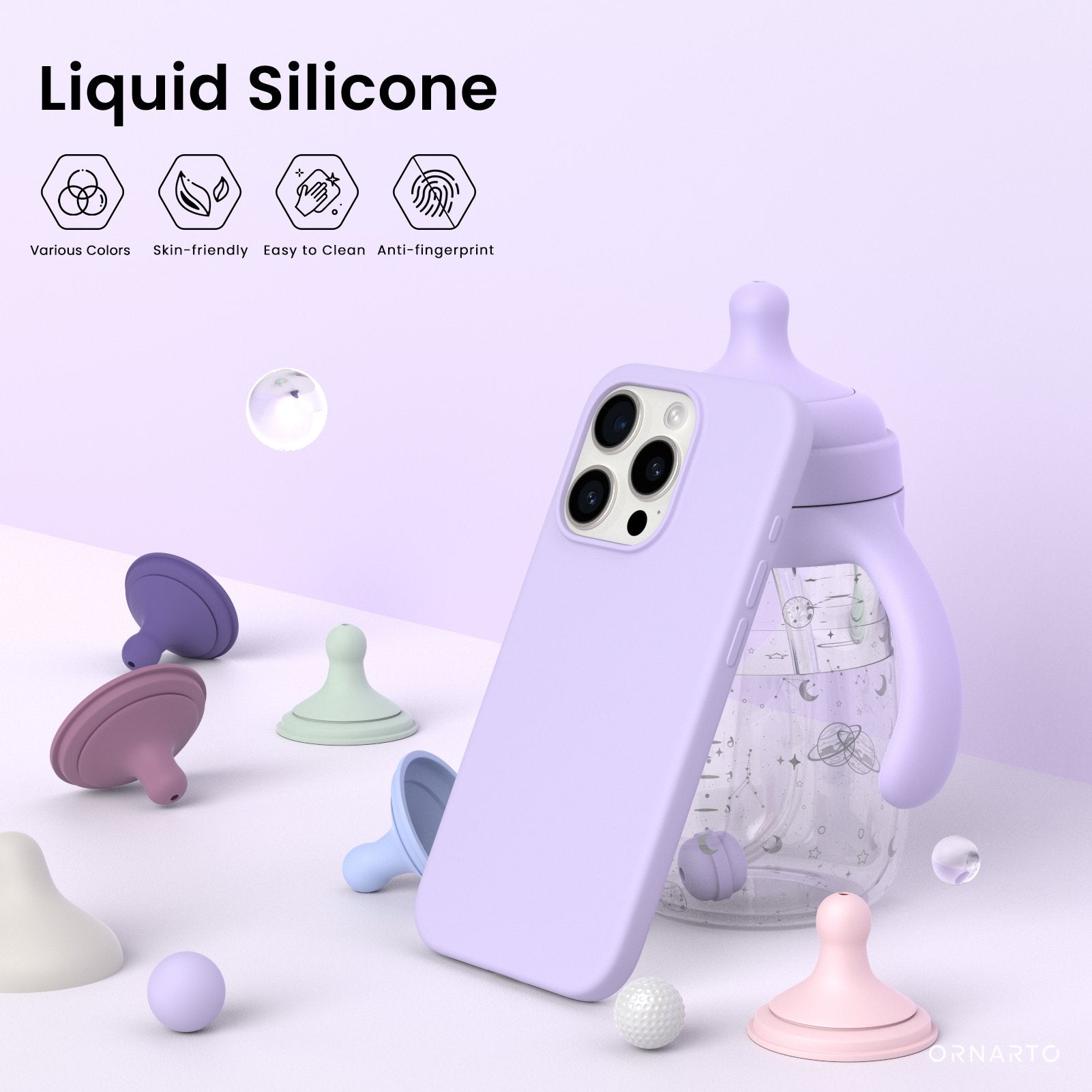 Liquid Silicone Case for iPhone 15 Series