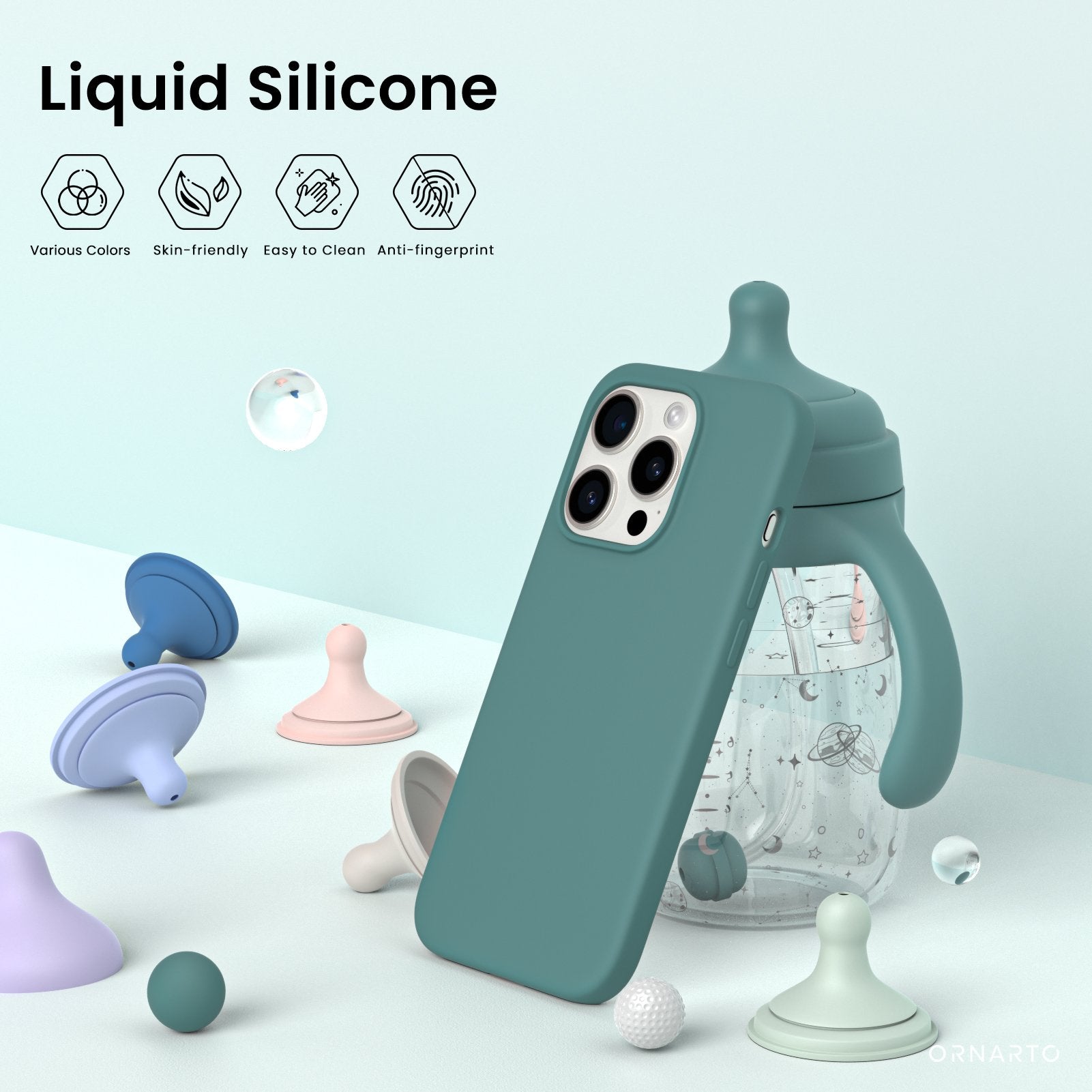 Liquid Silicone Case for iPhone 15 Series