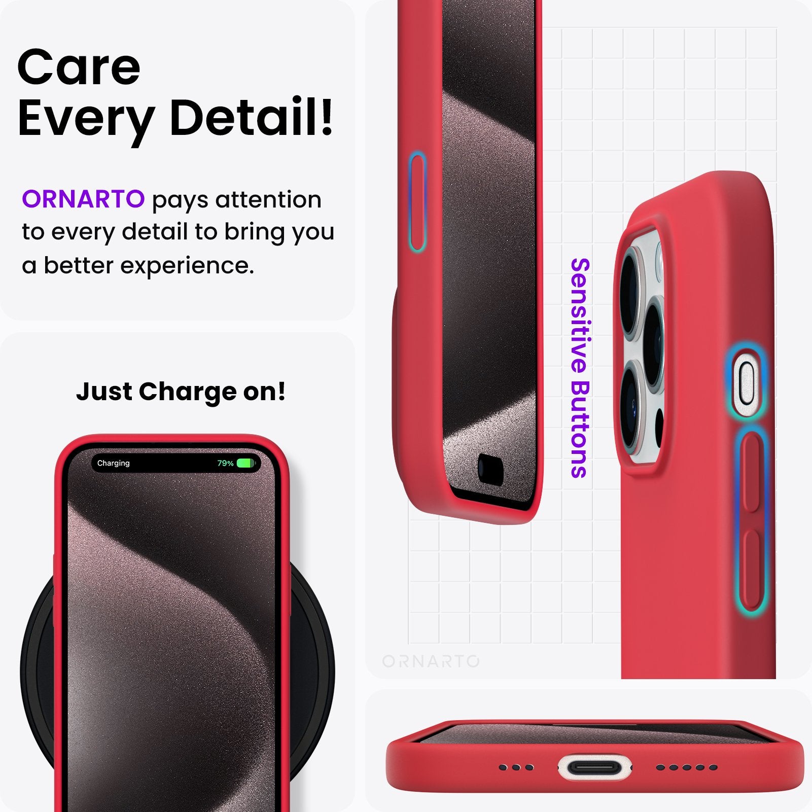 Liquid Silicone Case for iPhone 15 Series