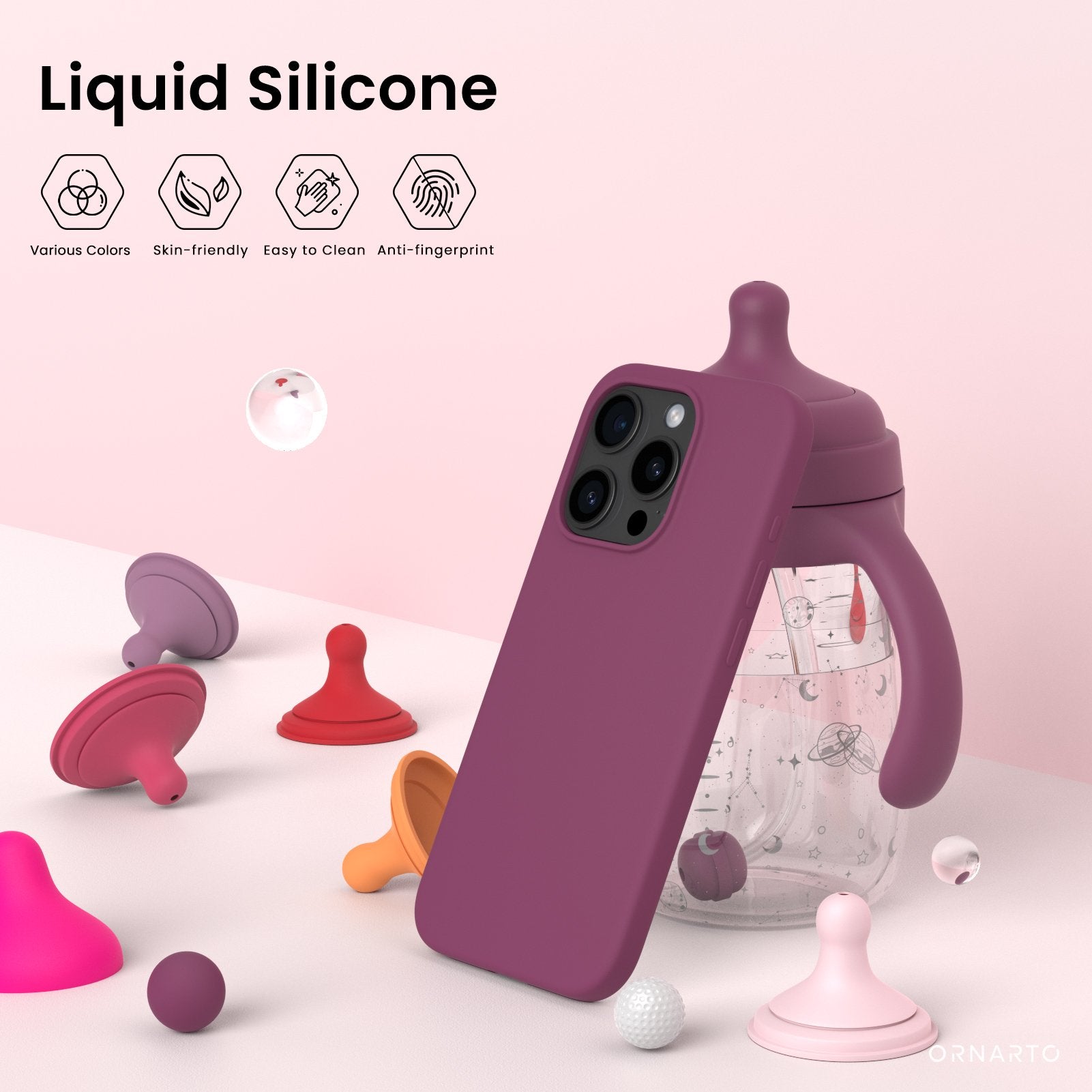 Liquid Silicone Case for iPhone 15 Series