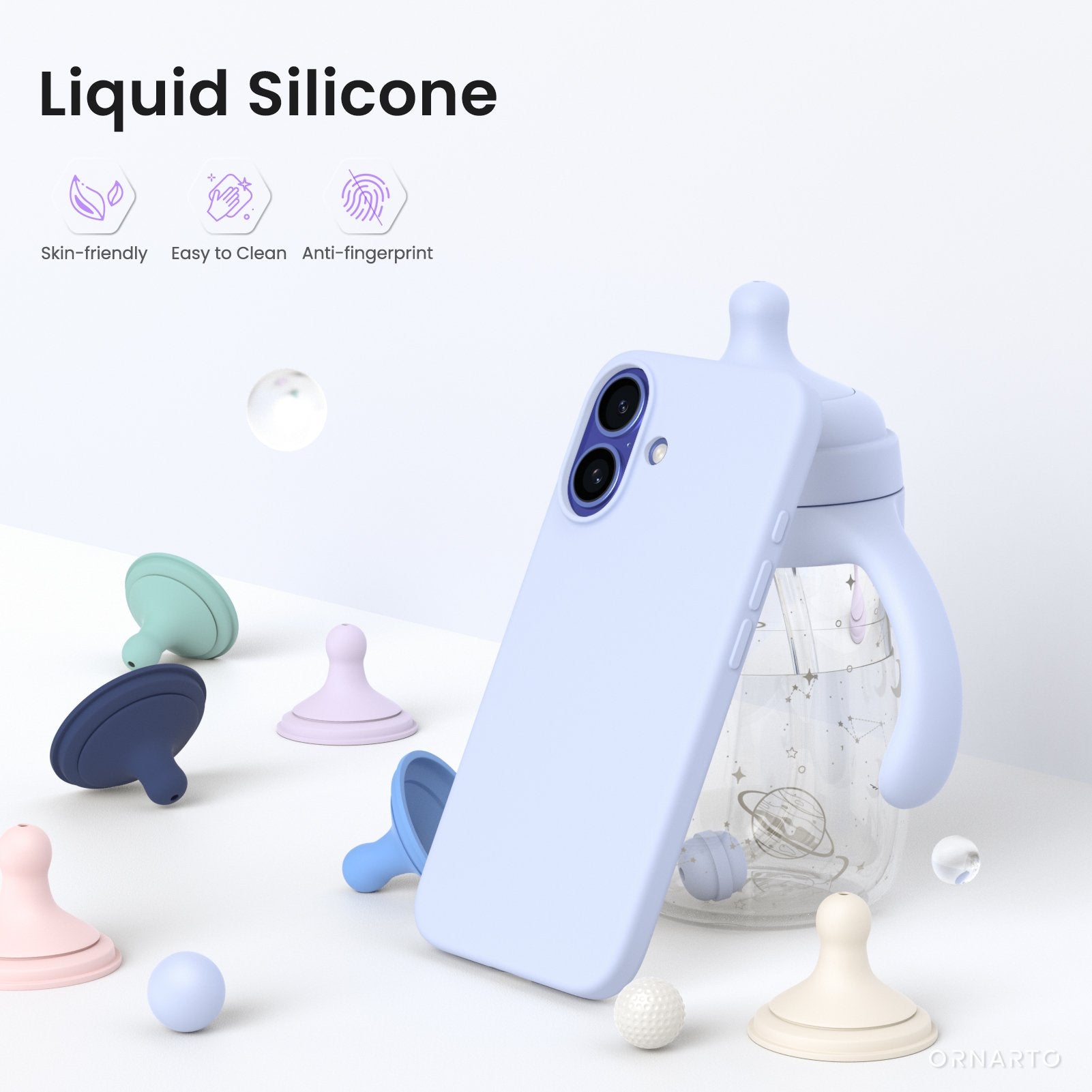 Liquid Silicone Case for iPhone 16 Series