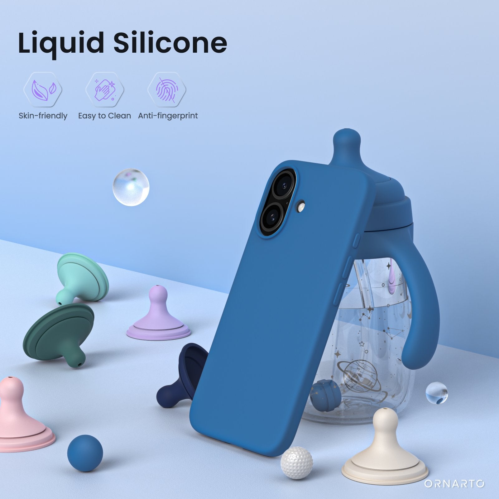 Liquid Silicone Case for iPhone 16 Series