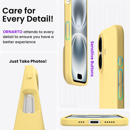 Liquid Silicone Case for iPhone 16 Series
