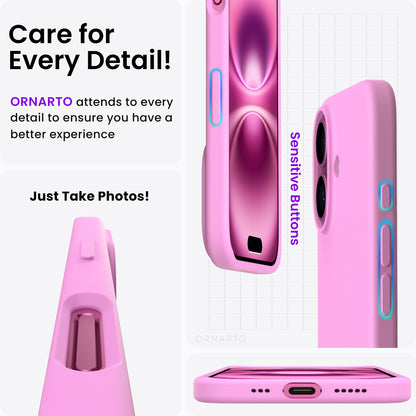 Liquid Silicone Case for iPhone 16 Series