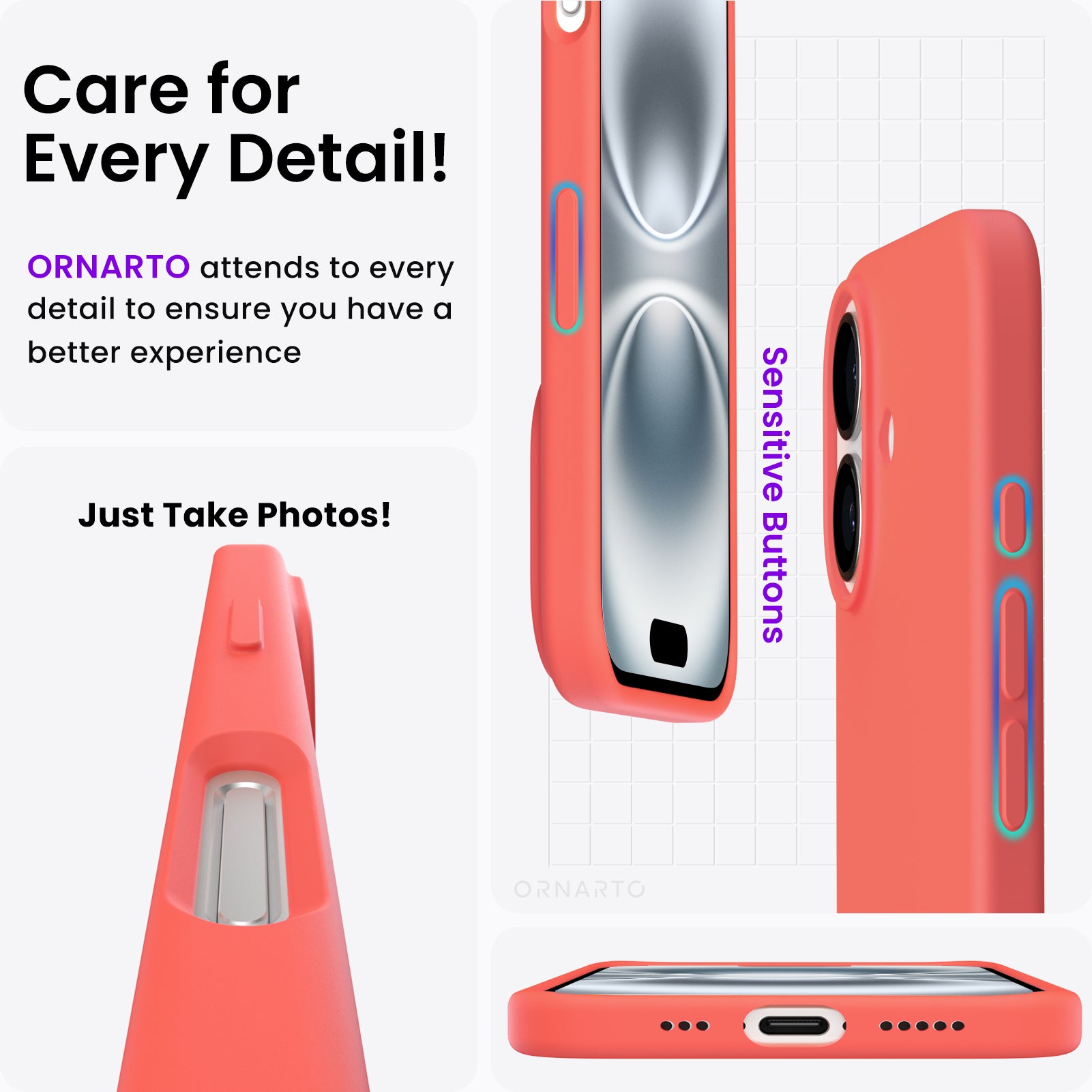 Liquid Silicone Case for iPhone 16 Series