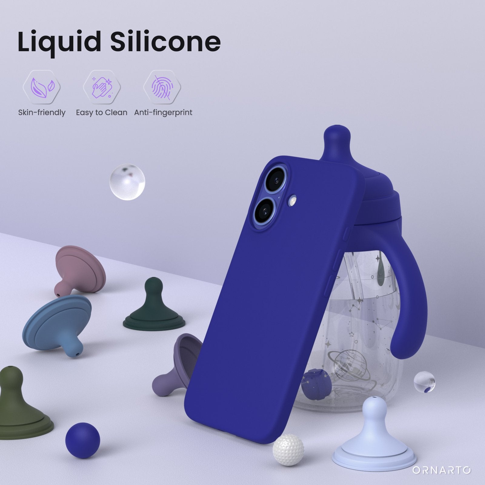 Liquid Silicone Case for iPhone 16 Series