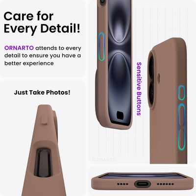 Flüssigsilikonhülle für die iPhone 16 Serie