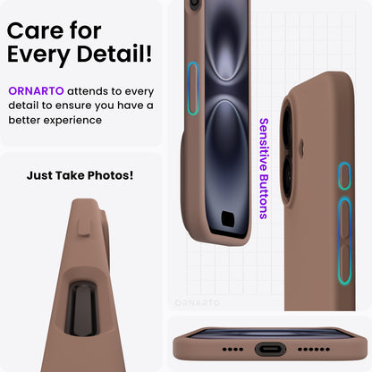 Liquid Silicone Case for iPhone 16 Series