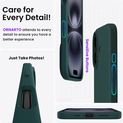 Liquid Silicone Case for iPhone 16 Series