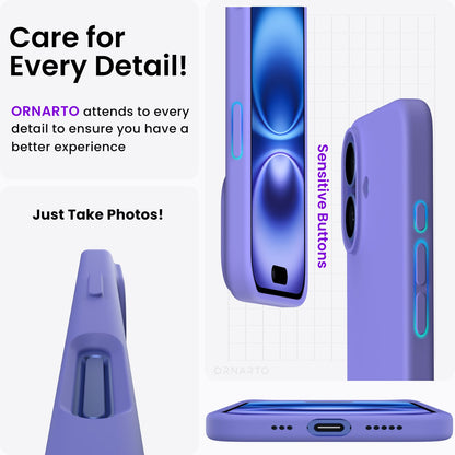 Liquid Silicone Case for iPhone 16 Series