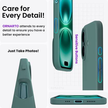 Liquid Silicone Case for iPhone 16 Series