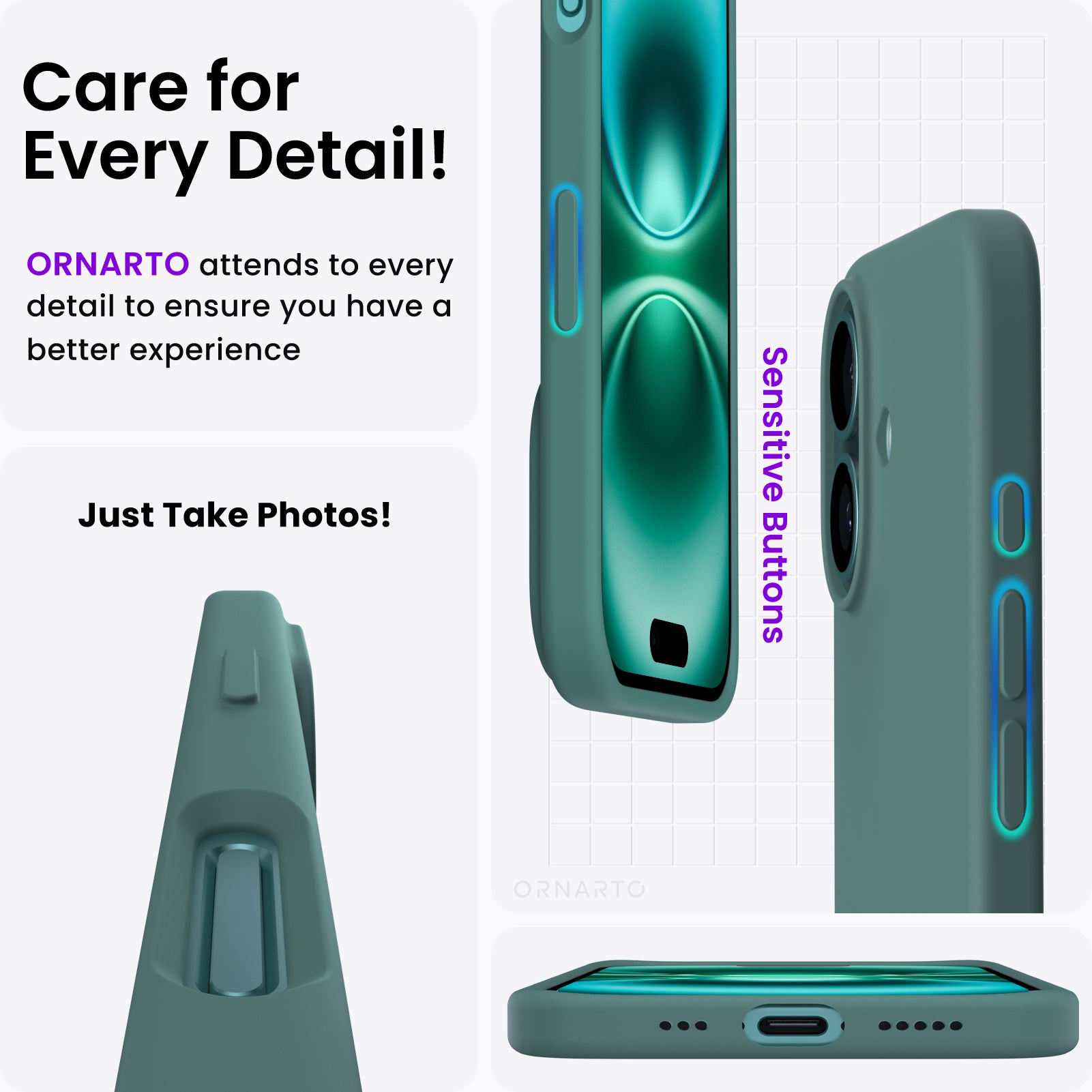 Liquid Silicone Case for iPhone 16 Series