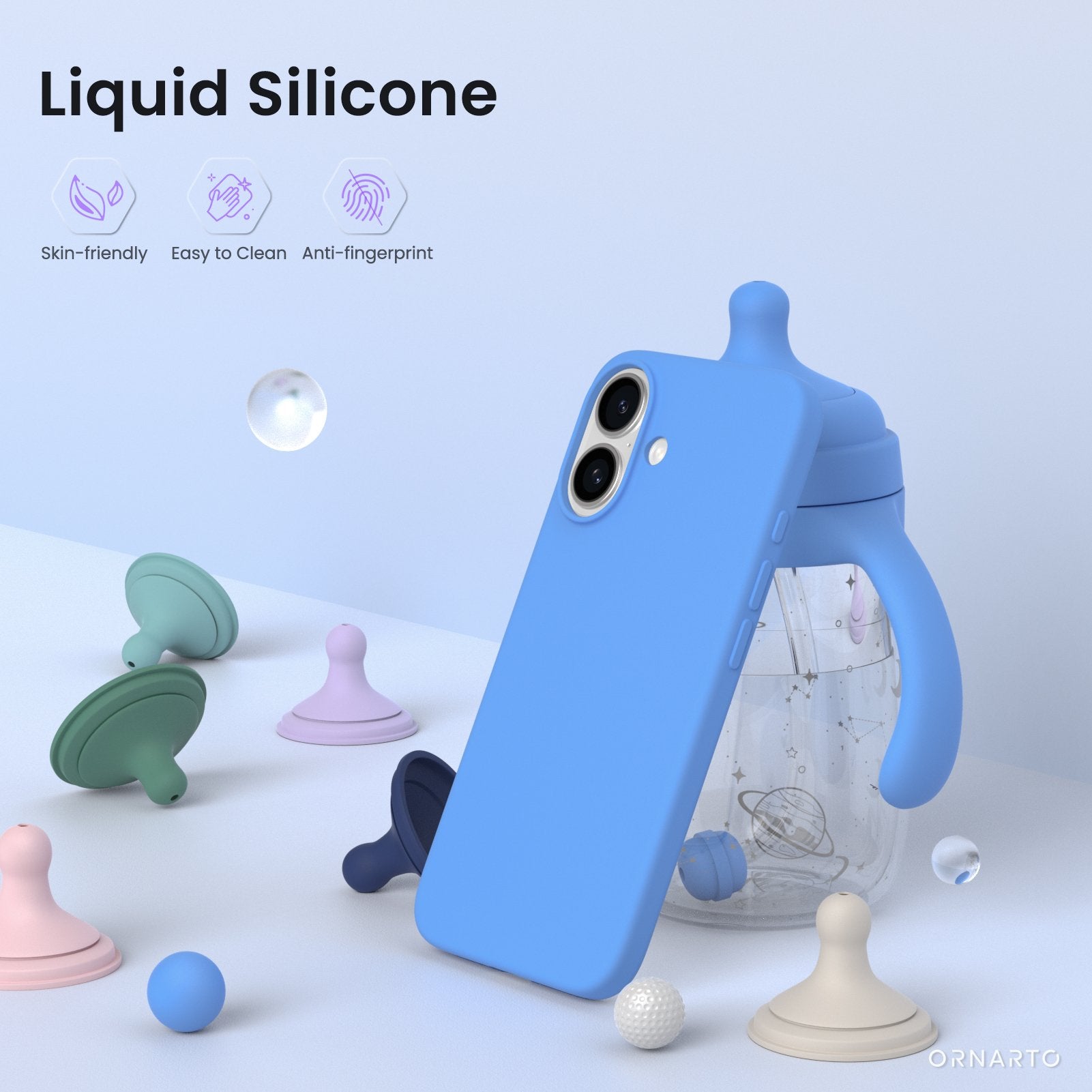 Liquid Silicone Case for iPhone 16 Series