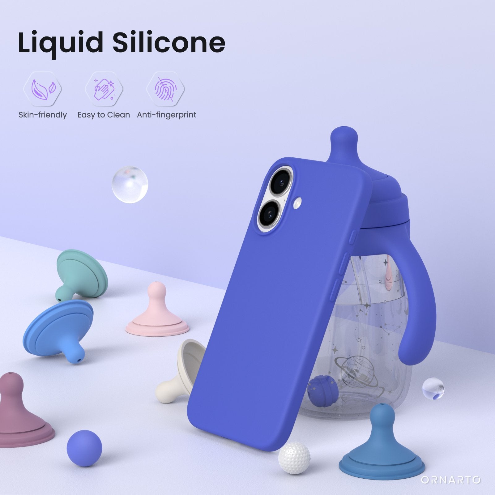 Liquid Silicone Case for iPhone 16 Series