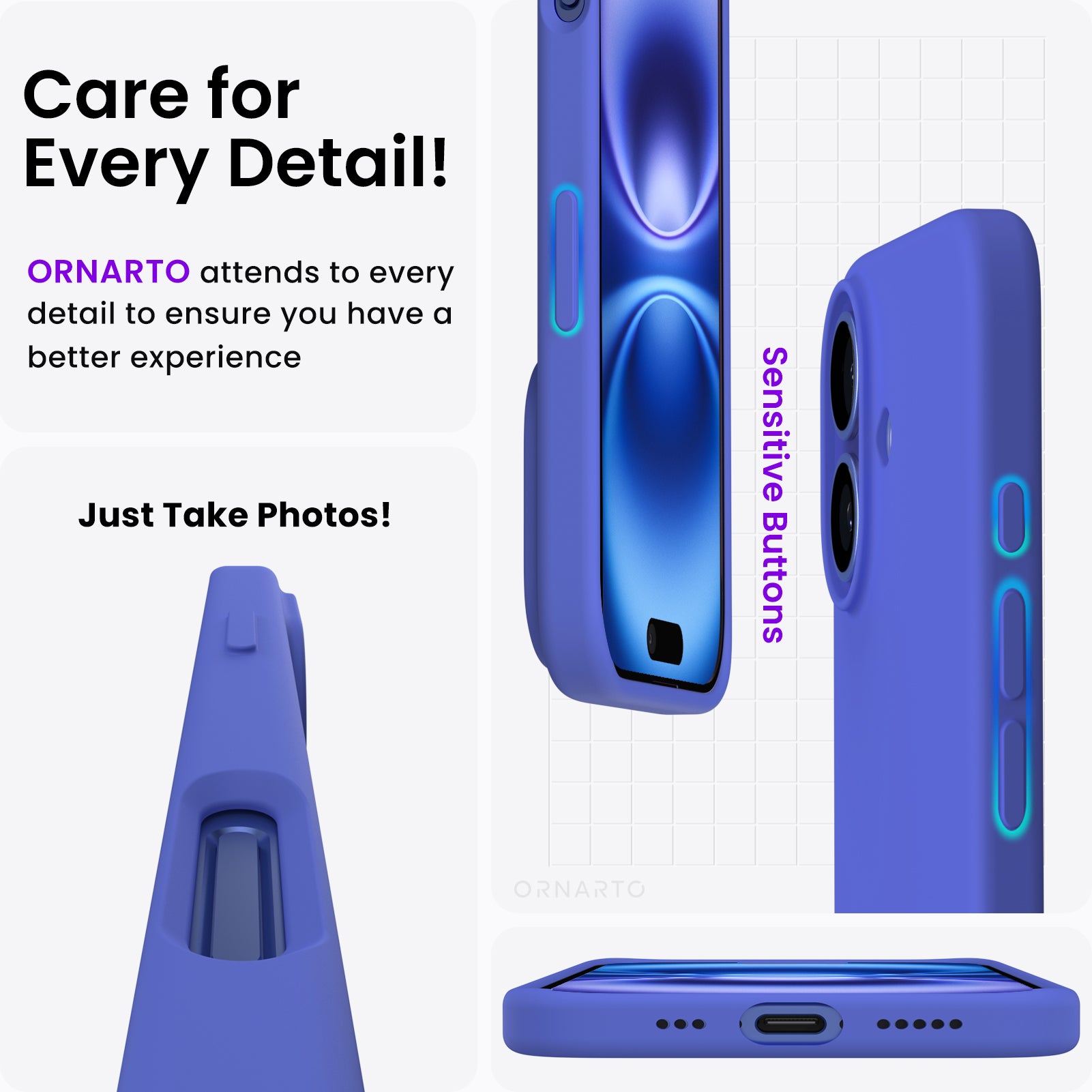 Liquid Silicone Case for iPhone 16 Series