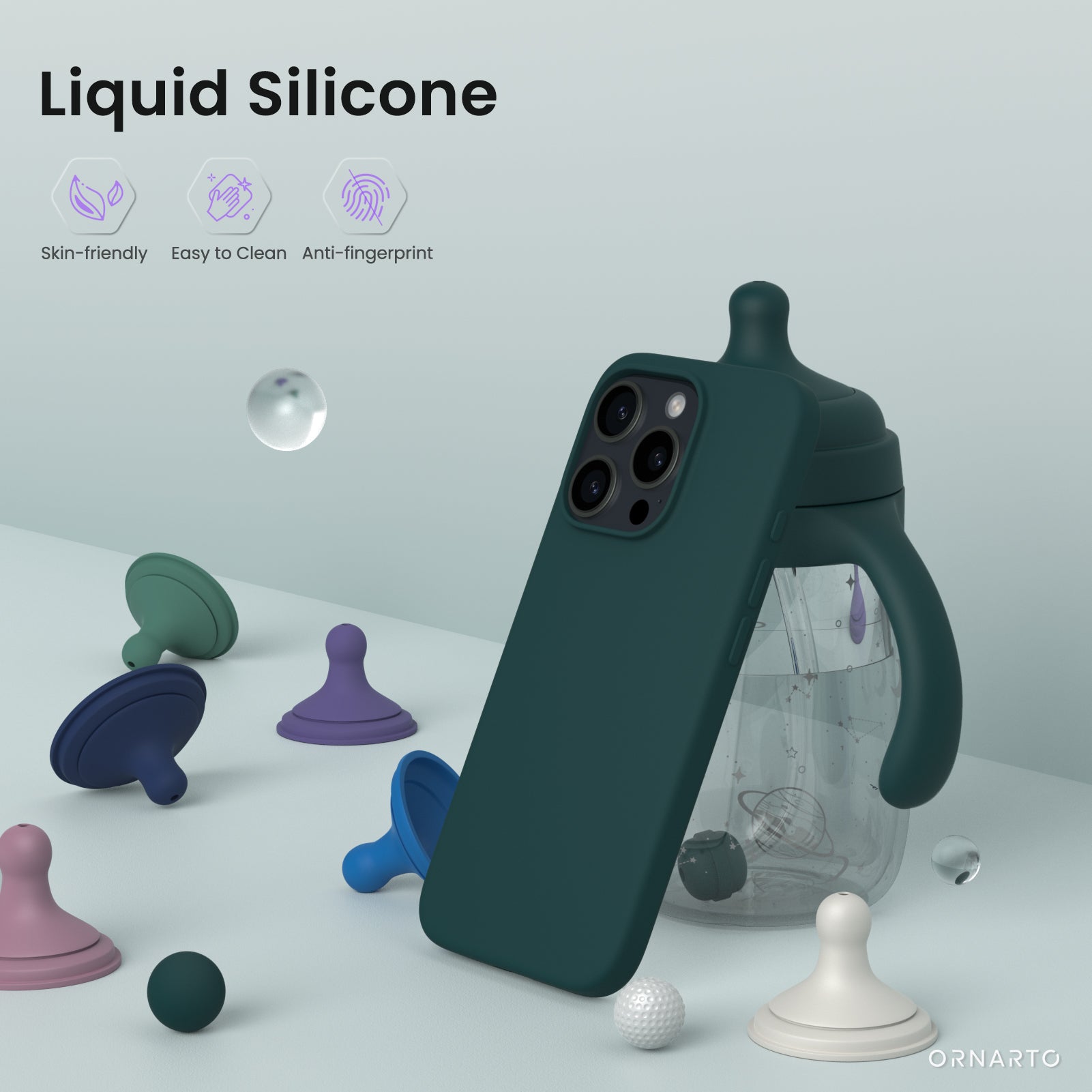 Liquid Silicone Case for iPhone 16 Series